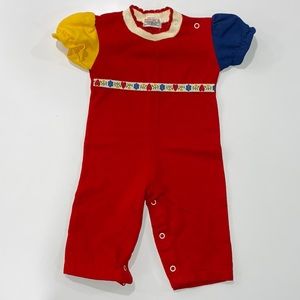 Health-Tex Vintage Hearts and Flowers One Piece‎ Romper